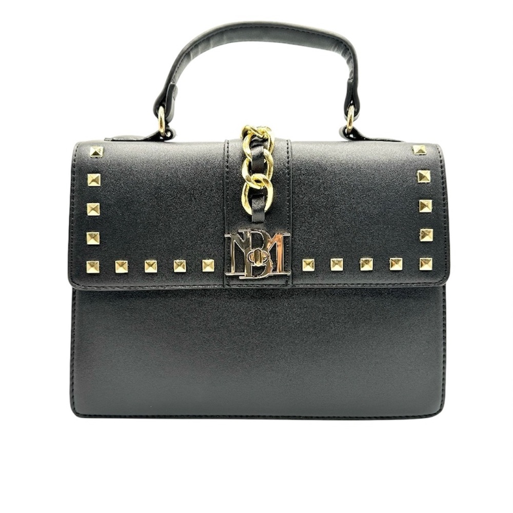 Badgley Mischka Black Studded‎ Handbag